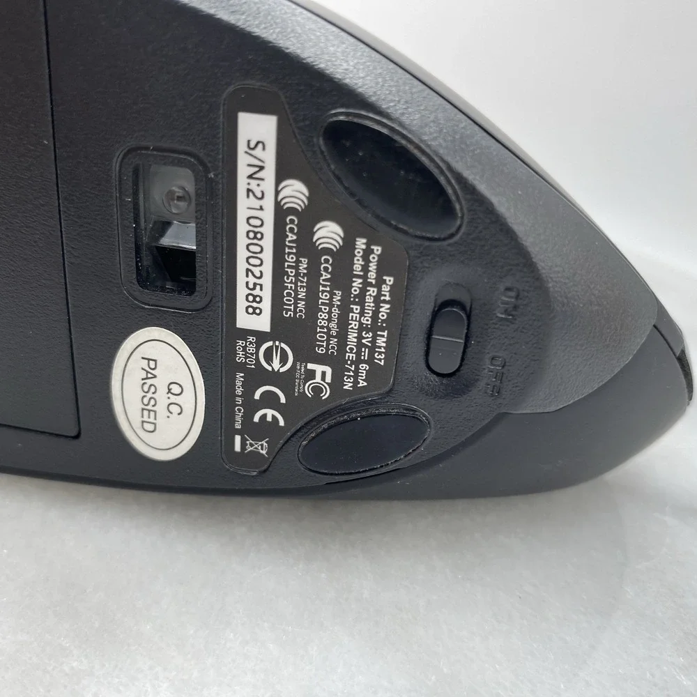 Perixx Perimice - TM137 Wireless Ergonomic Vertical Mouse Right Handed Tested